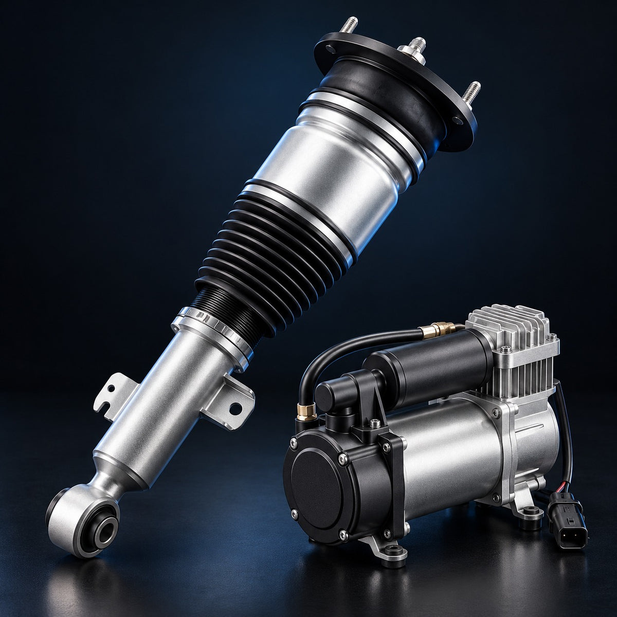 Kits de Suspensión Neumática: Amortiguadores y Compresores (Air Suspension)